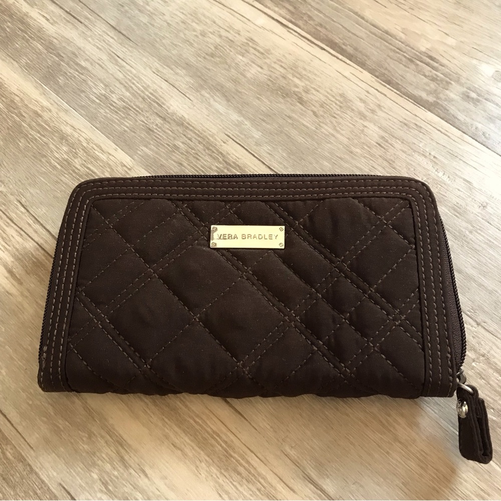 Vera Bradley Wallet Dark Brown